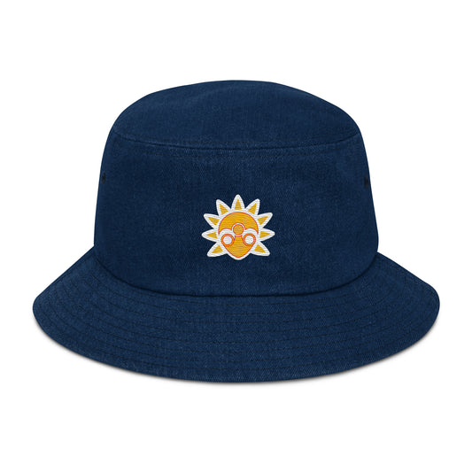 Itan Logo Denim Bucket Hat