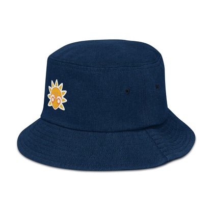 Itan Logo Denim Bucket Hat