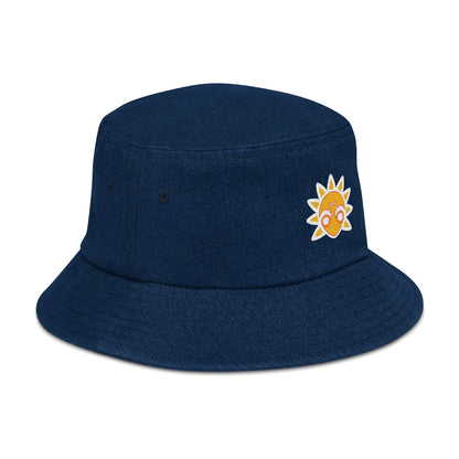 Itan Logo Denim Bucket Hat