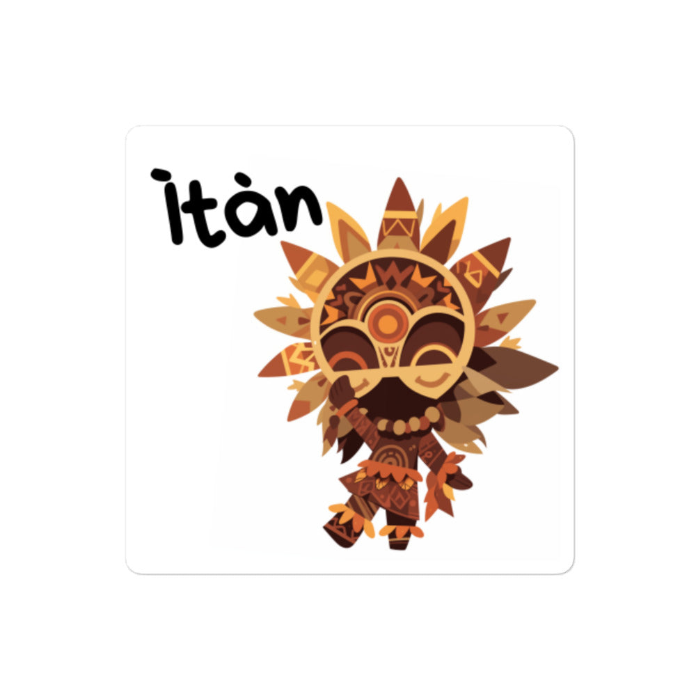 itan classic logo sticker (4inx4in)