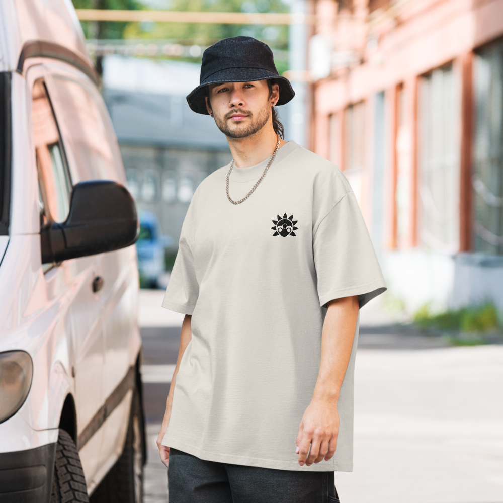 Itan Logo oversized faded t-shirt